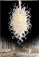 modern large handmade blown glass chandelier lighting led murano glass crystal chandelier for wedding