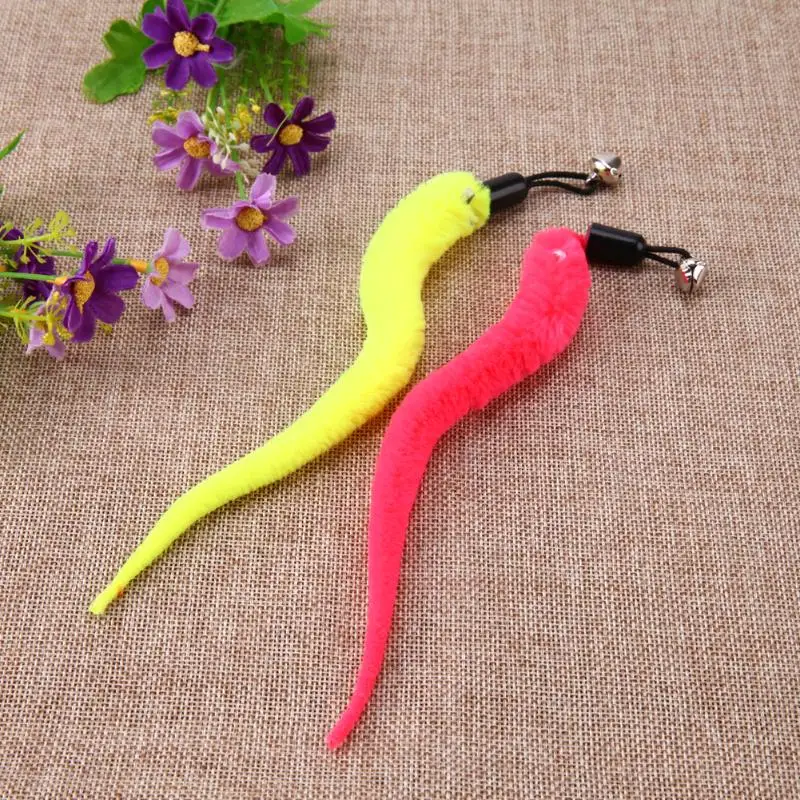 5 шт./компл. Pet котенок кошка Дразнилка перо пополнения чернил из плюша с колокол обучение Дразнилка палочки кошка игрушка подвеска кошки товары для домашних животных