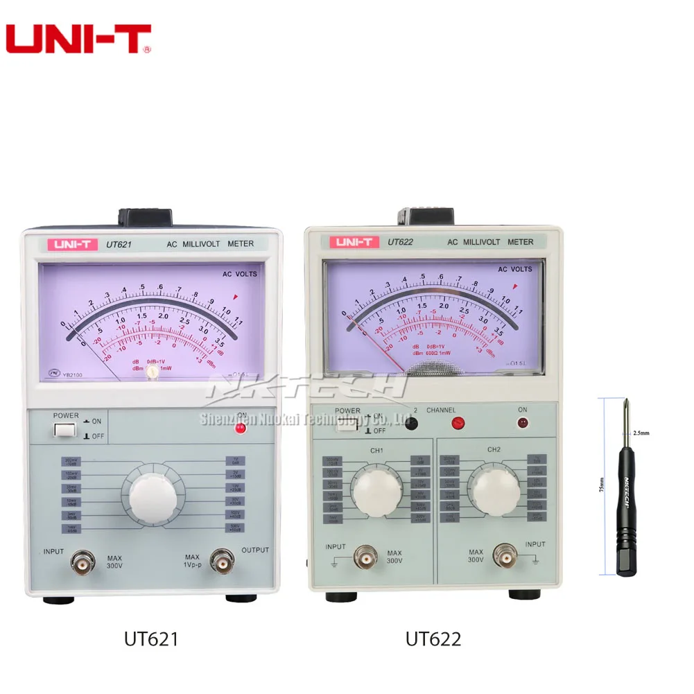 UNI T UT621 аналоговое напряжение/цифровой вольтметр/аналоговый мультиметр 100uV 300V