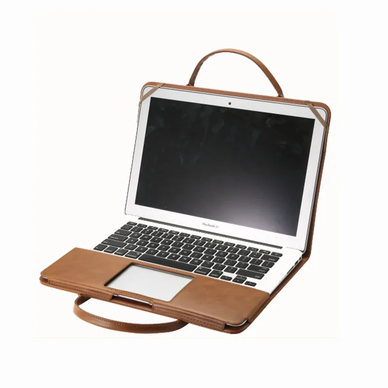 Новый чехол для ноутбука Macbook Air 11 12 13 3 сумка из искусственной кожи