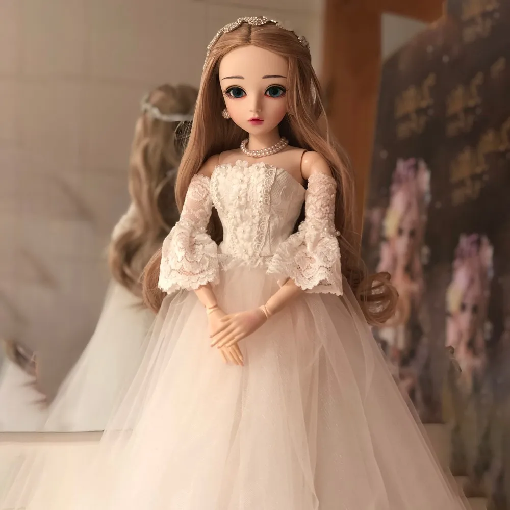 60 см, BJD, 1/3, куклы для девочек с свадебным платьем, парики, обувь, макияж,, ручная работа, красивые игрушки, силиконовая кукла для BJD