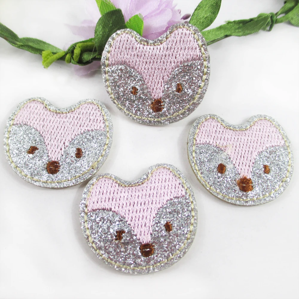 Животное кошка сова кролик вышивка нашивка на одежду патч аппликация цветок DIY