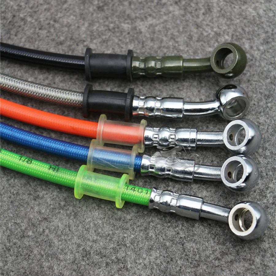 

M10 YBR TTR IRBIS CRF YZF JOG RSZ GY6 Colorful Dirt Pit Bike Atv Motorcycle Brake Oil Hose Pipe Hydraulic Brake Line