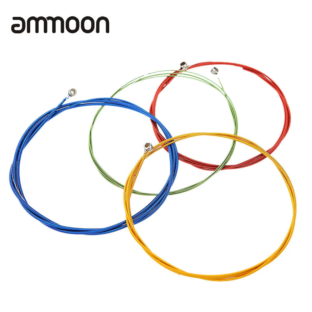 Высококачественные Струны для гитары A609C цветные 4 струны шестигранный сердечник