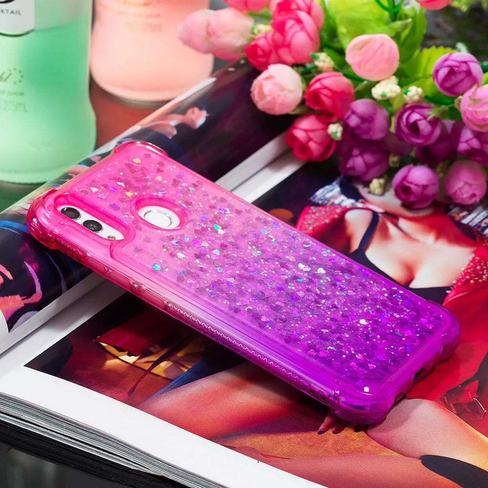Для huawei P Smart 2019 Honor 10 lite чехол роскошные стразы с блестками звезды чехлы для