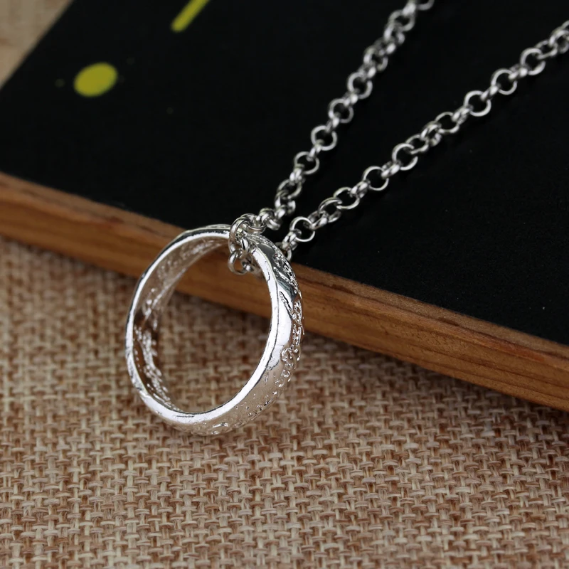 Movie The Lord Of One Rings Stainless Steel Hobbit Charm Statement Pendant Jewelry Gift For Man Women Fans | Украшения и