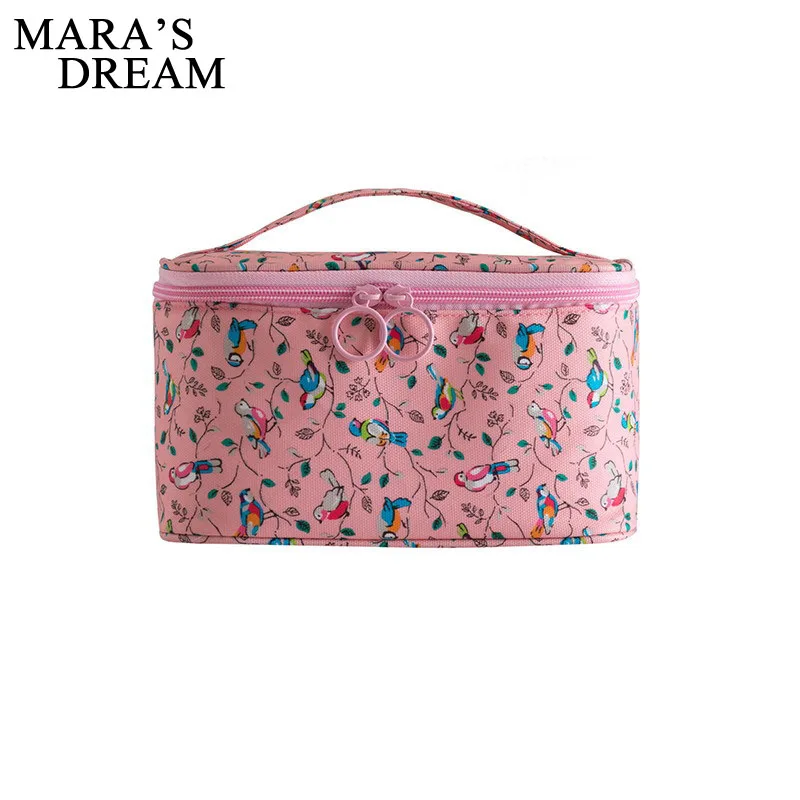 Женские косметички Mara's Dream Цветочная женская косметичка дорожная сумка для