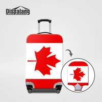 travel on road suitcase protective cover canada flag mens thick elastic dustproof luggage covers spandex rain case for suitcase