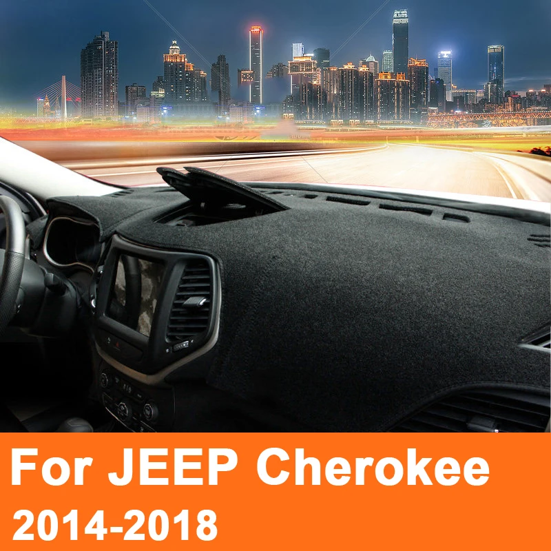 Коврик для приборной панели чехол Солнцезащитный ковер Jeep cherokee 2014 2015 2016 2017 2018 |