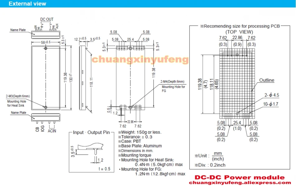 COSEL PFC модуль питания DPA500F 360 PFC: 100/240VAC 300V 360VDC 750W|pfc module|module power |