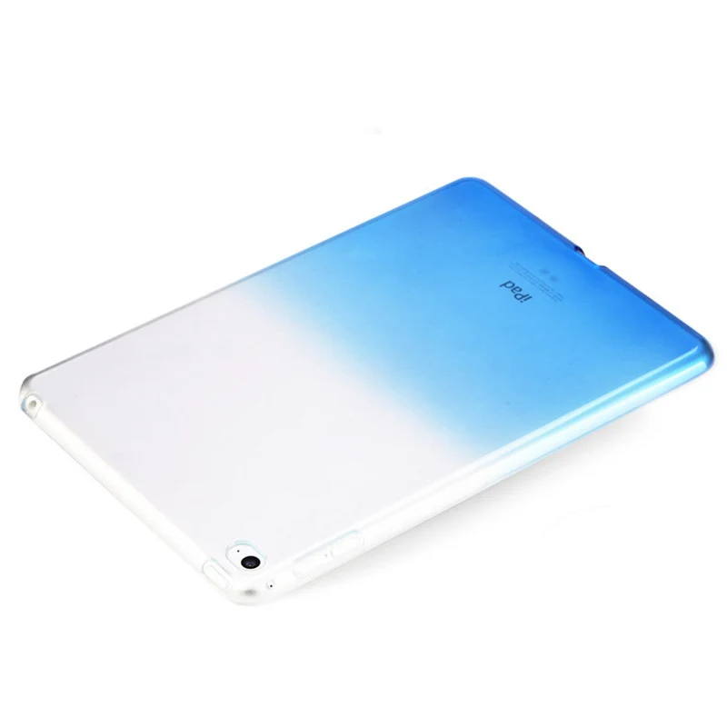 Чехол для iPad 2018 2017 9 7 дюймовый ТПУ прозрачный силиконовый градиентный цветной