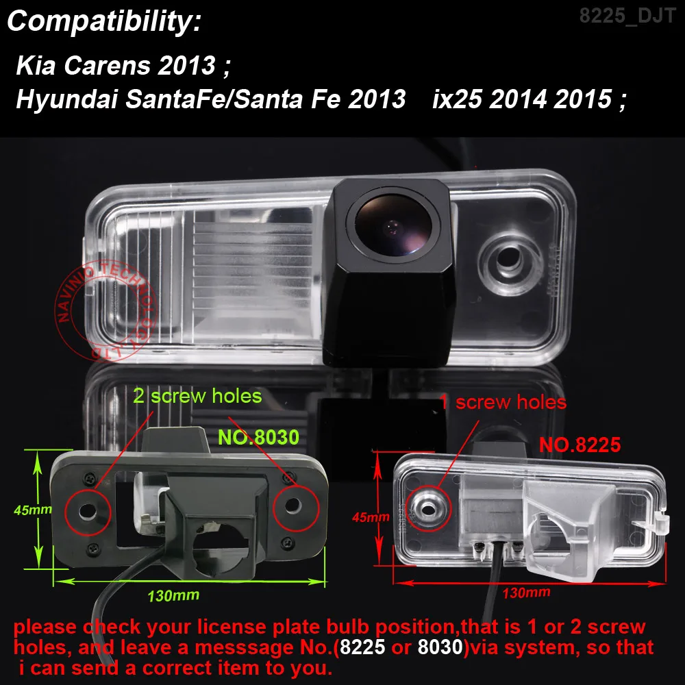 1280*720 пикселей 1000TV line 170 градусов для Hyundai Azera Santa Fe IX45 IX35 Kia Carens Автомобильная задняя