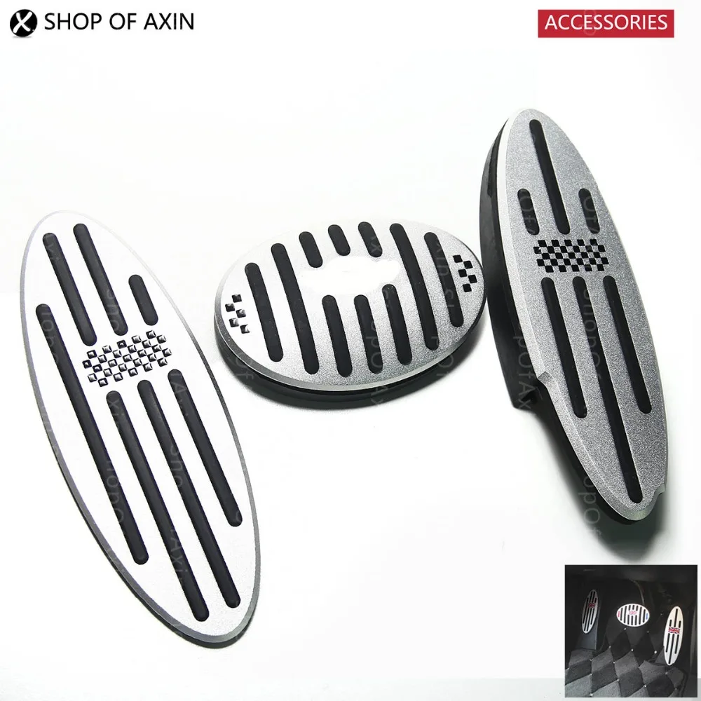 Accelerator pedal Brake pedal covers Interior Accessory decorations Easy install for MINI Cooper R55 R56 R57 R60 R61 F54 F55 F56