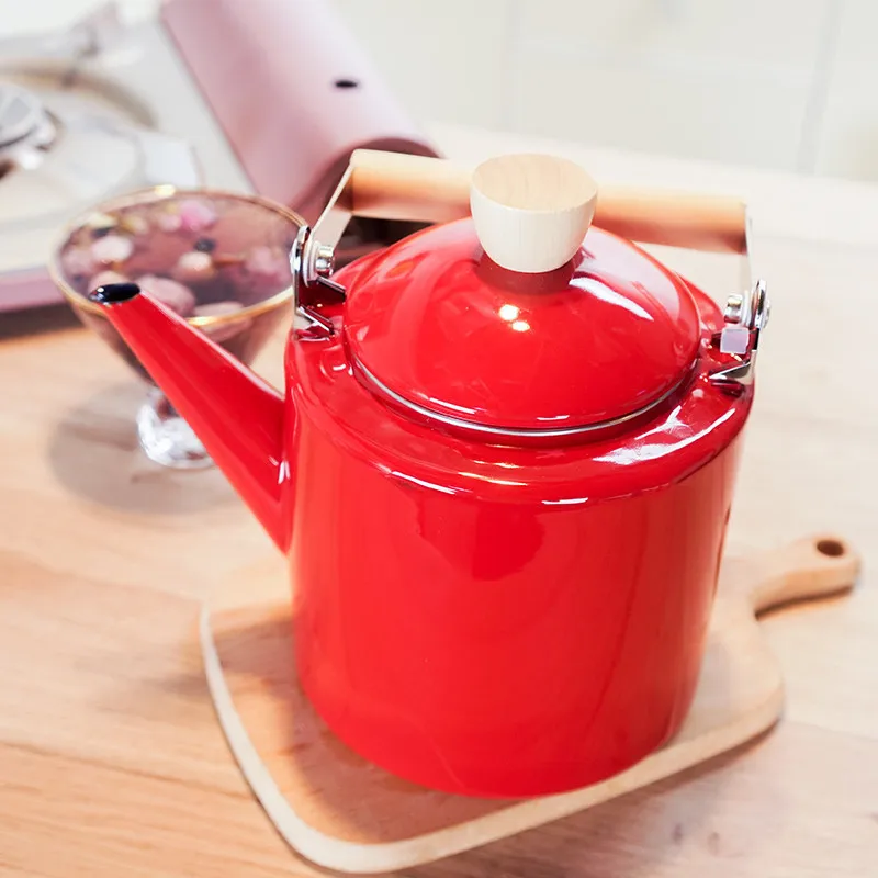 2 л Emai Wasserkocher Teekanne Kaffeekanne Kochen Werkzeuge Gerade kräкистейки Induktion стадо Hohe Weizen Topf|Чайники| |