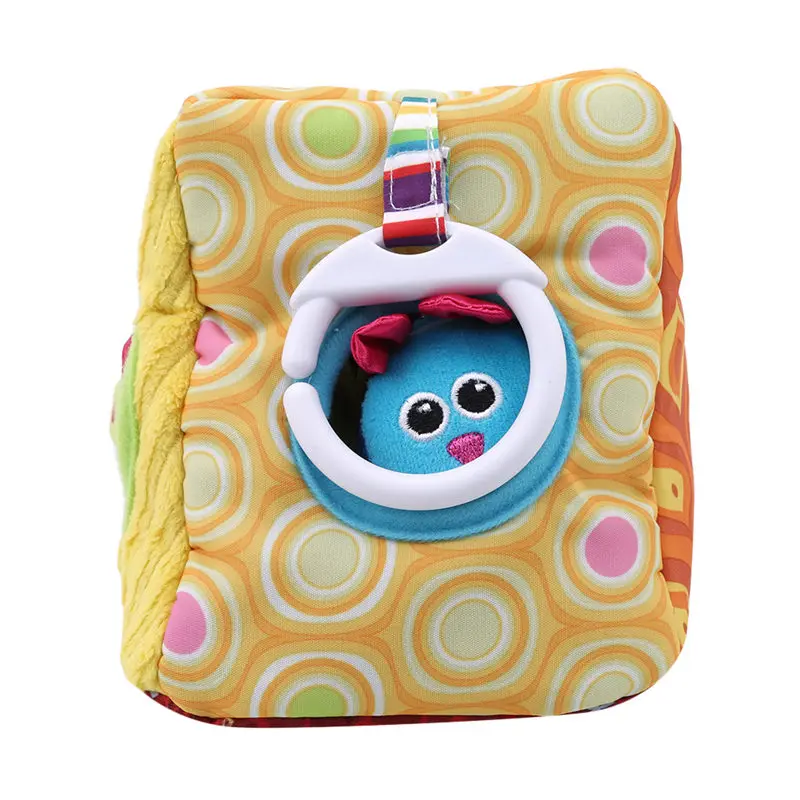 ГОРЯЧАЯ Детская тканевая игрушка Сырная мышь Форма Цветная развивающая пищалка