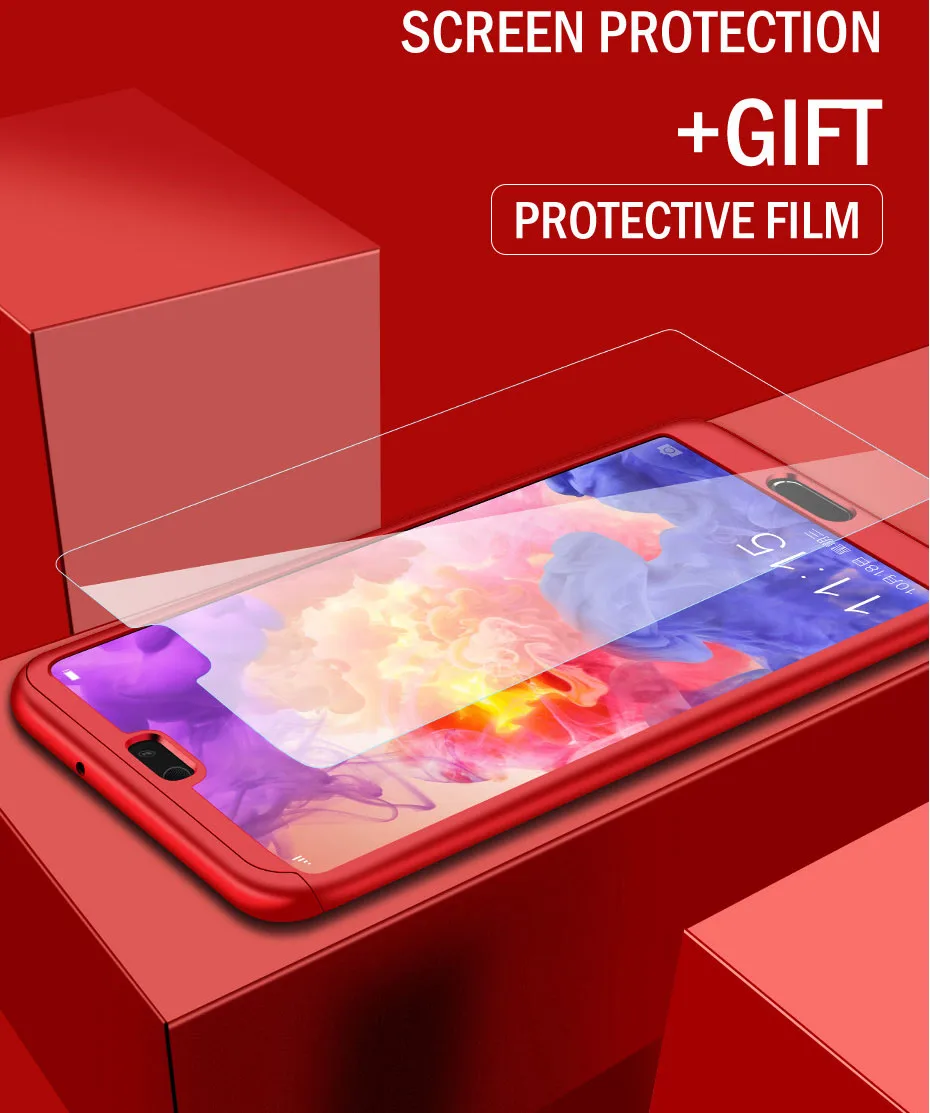 360 Роскошный чехол для телефона huawei P20 P30 Lite Pro mate 20 10 Lite Pro 20x матовый чехол для huawei P20 nova 3 3i полная защита