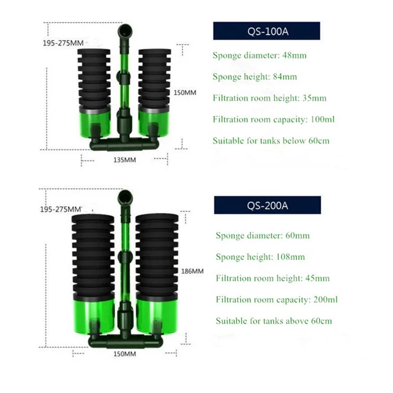 Био Губка аквариум фильтр разведение мальков Betta креветок нано-аквариум пцп | Дом
