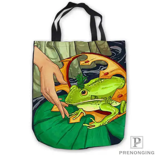 Пользовательские холст The Frog Kindoom сумка для покупок через плечо Повседневная