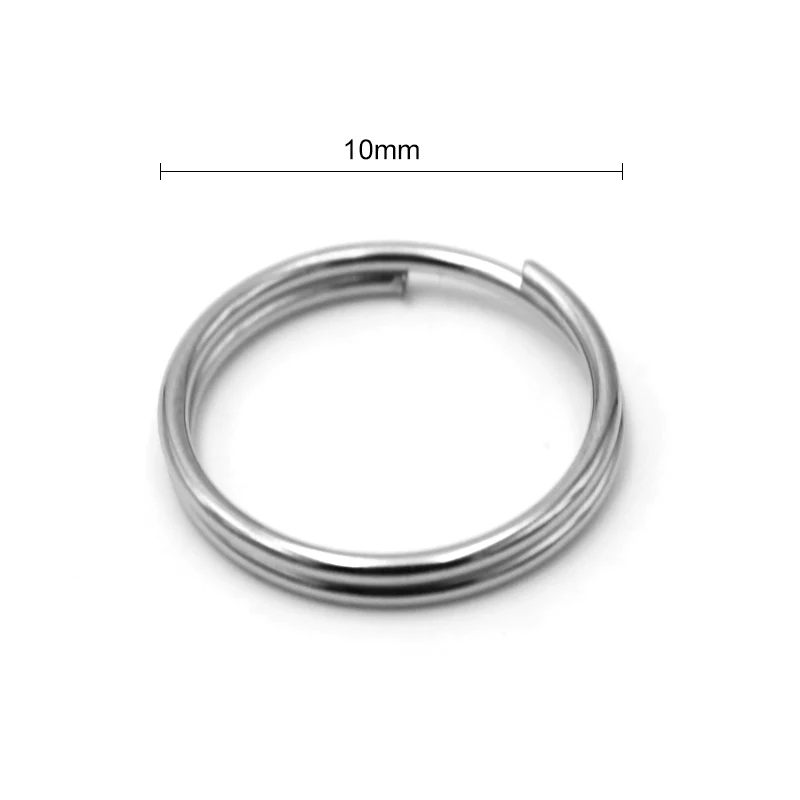 Кольца для собак 10 мм круглый брелок металлическое кольцо сделай сам домашних