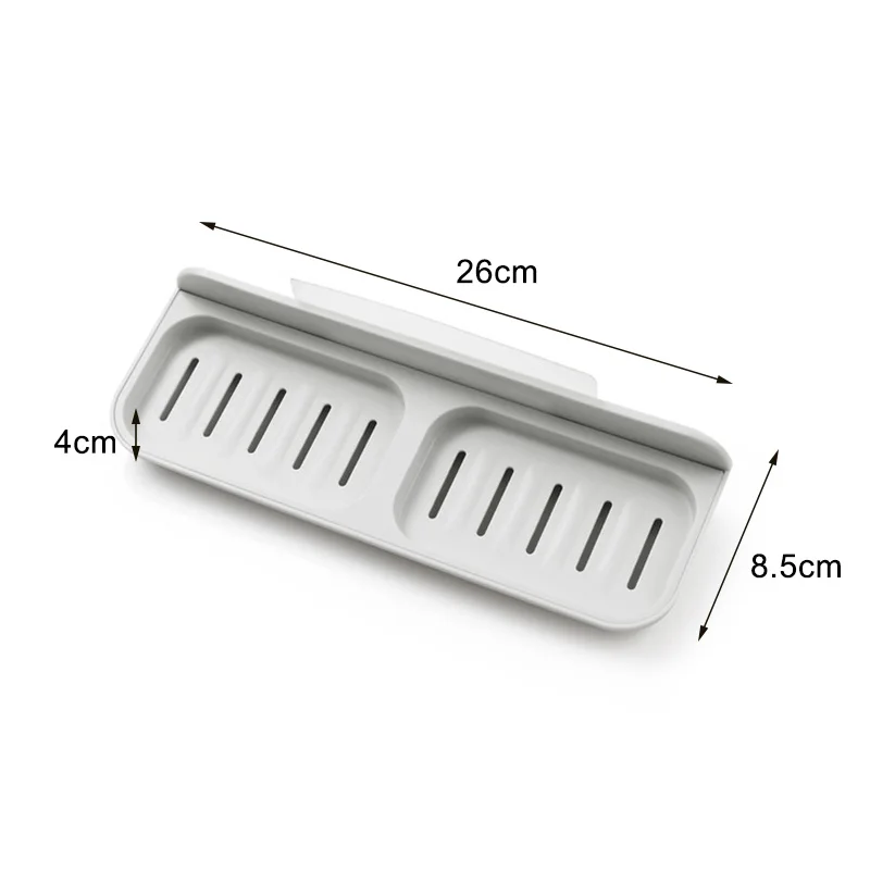 Suction Cup Soap Holder Wall Mounted Draining Dish for Bathroom Kitchen LXY9 AP08 | Дом и сад