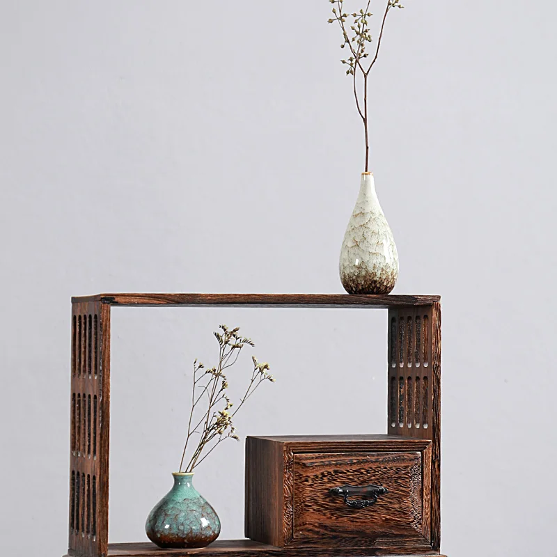 JIA GUI Луо керамическая печь глазурованная ваза украшение стола украшения сушеные