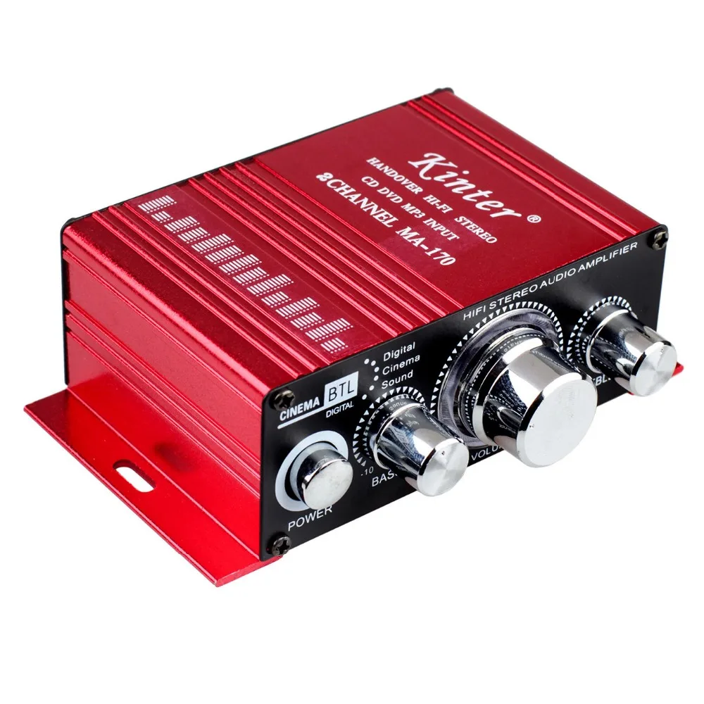 

MA-170 12V 2 channels LED Mini HIFI Stereo Amplifier for Arcade JAMMA MAME game Machine Cabinets