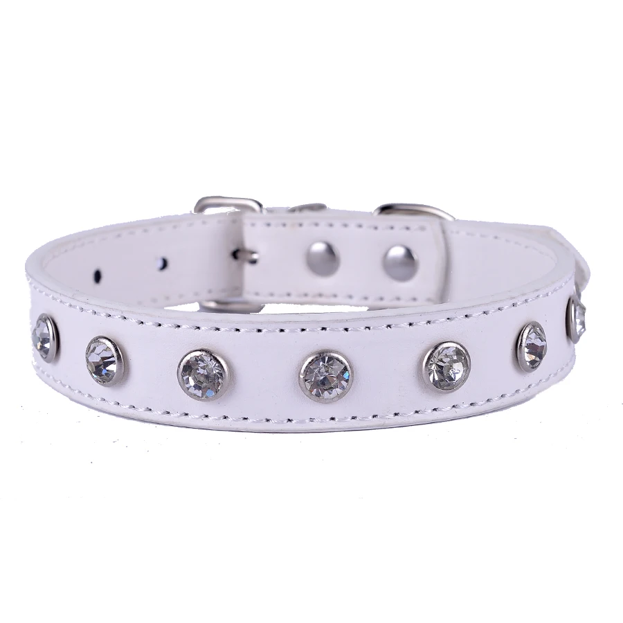 ошейники для собак все Bling Diamante Щенок Ошейник красный розовый белый черный