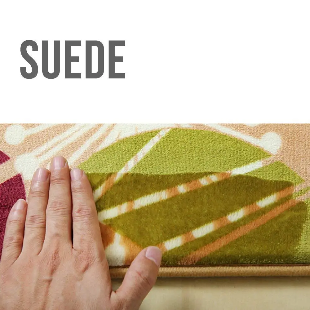 2 шт. набор кухонных ковриков и в темно синюю белую полоску красный якорь домашний