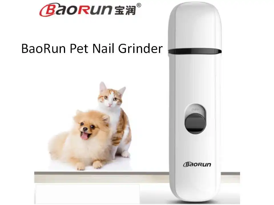 Baorun собачий гвоздь для домашних животных шлифовальный станок ногтей собак кошек