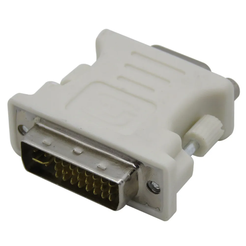 

3PCS DVI TO VGA ADAPTER DVI Male (24+5 pin) to VGA Female Ananlog (15-pin) Connector Adapter Dual-Link