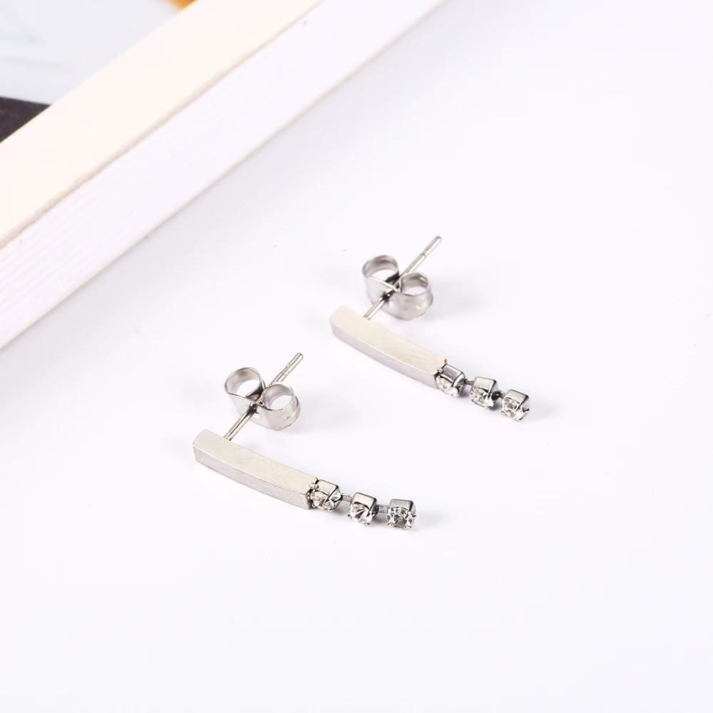 Ювелирные изделия OUFEI из нержавеющей стали женские серьги-гвоздики модные