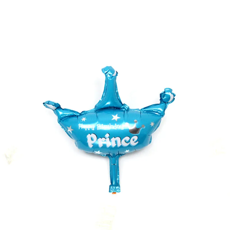 

KAMMIZAD Crown Balloons Princess Children Toy 50pcs/lot Gender Reveal Wedding Aluminium Foil Party Supplies Decoration Globos