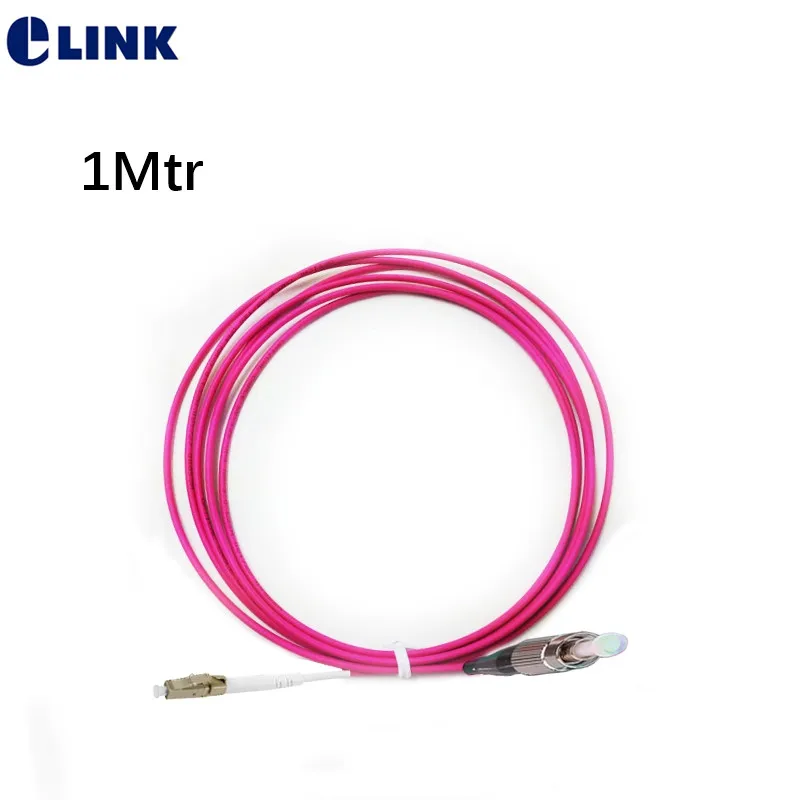 10 шт. OM4 1 м SX patchcords волоконно оптический красный/Voilet кабель SC ST FC LC разъем Simplex 2 0 3