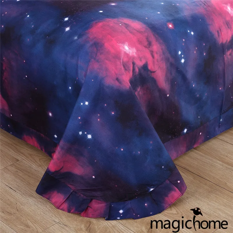 Набор постельного белья с 3D принтом Галактики для дома Вселенная космическая