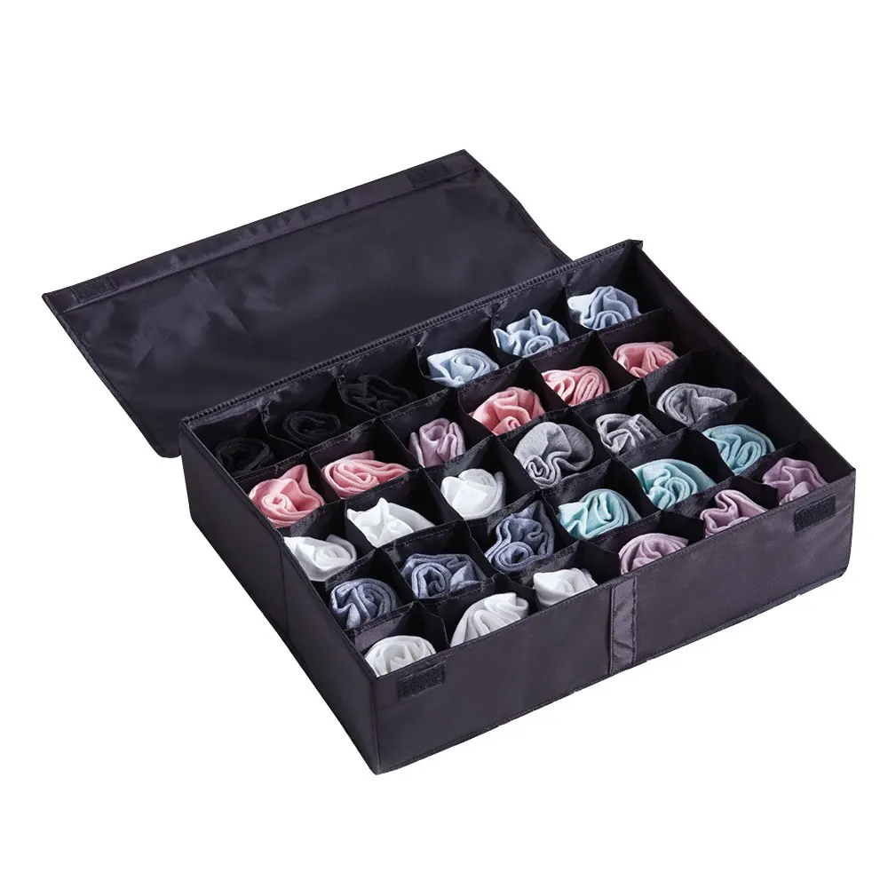 Ящик для хранения носков органайзер Flodable ткань Оксфорд нижнее белье носки с 30