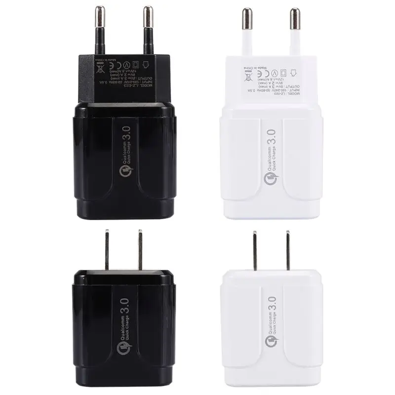 Настенное зарядное устройство USB 3 0 18 Вт для смартфонов Sony LG HTC ZTE Lenovo Moto Nokia Samsung