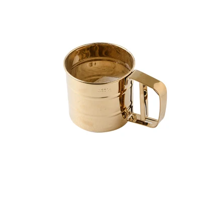 Flour Filter Cup Сетчатое масло сито для муки, решето дуршлаги мучной кофе сетчатый фильтр картофеля слайсер взбиватель яиц крем перемешивание кухонные инструменты - Цвет: Flour Filter Cup