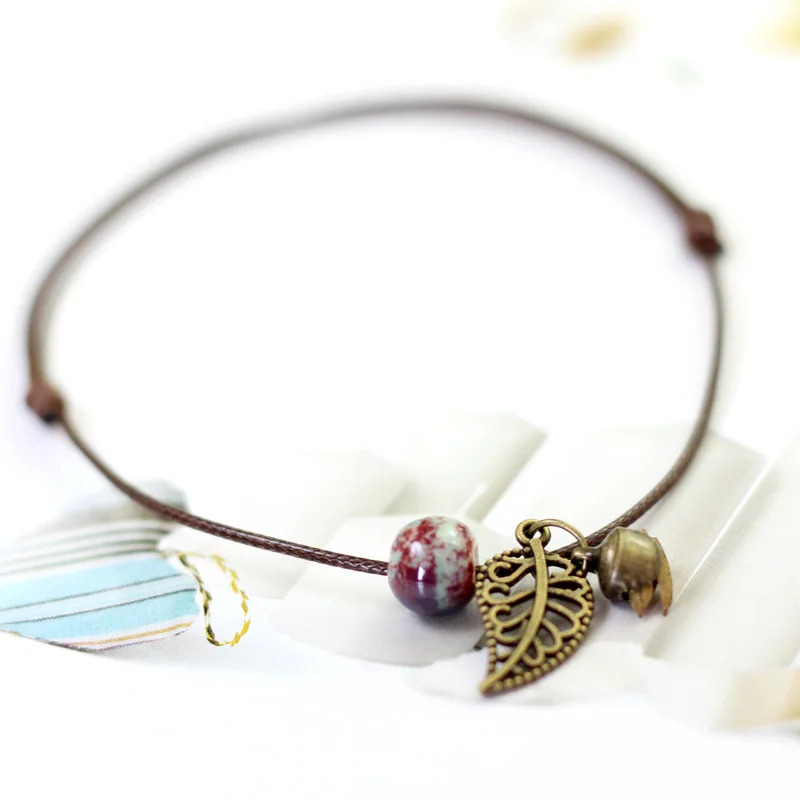 ISINYEE модные браслеты на ногу с бусинами в форме дерева для женщин Регулируемая