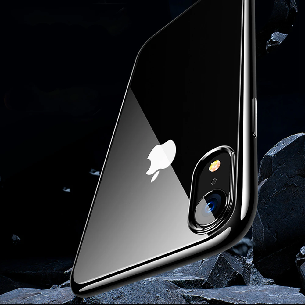 Ультратонкий Прозрачный мягкий чехол для телефона для iPhone XS, iPhone XR, чехол для телефона, Тонкий силиконовый чехол для iPhone Xs MAX, чистый чехол