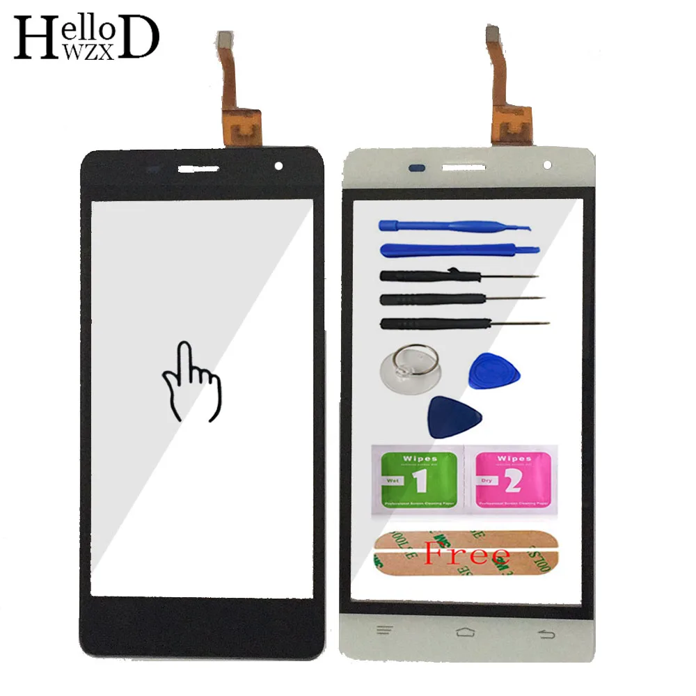 

5.0'' Touch Screen Glass For Oukitel K4000 Pro Front Glass Digitizer Panel Lens Sensor Flex Cable Tools Adhesive Gift