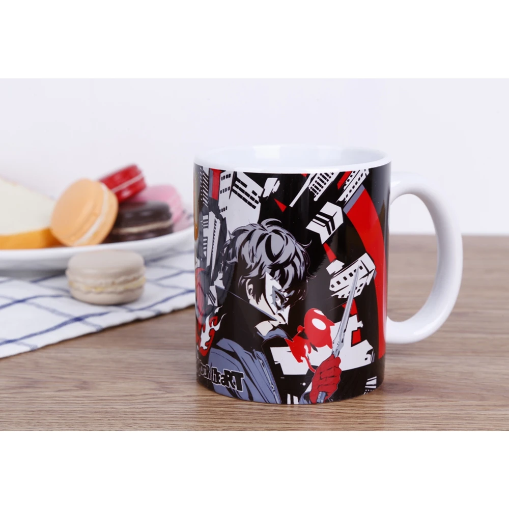 Аниме JK Persona 5 P5 Акира Курусу Джокер Рен Амамия Косплэй кружка Керамика пить воду с отметками подарок