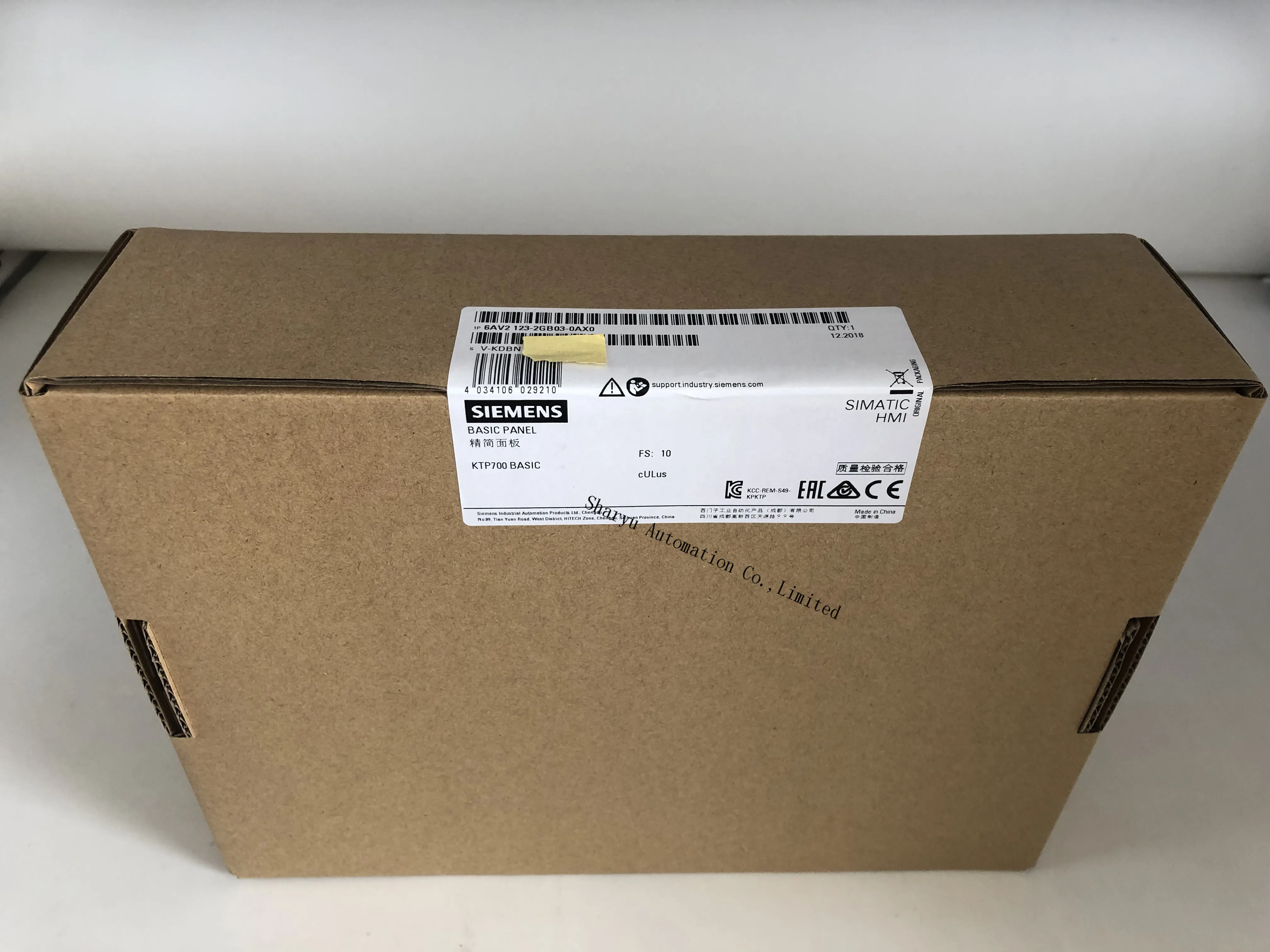 Оригинальная базовая панель SIMATIC HMI KTP700 6AV2123 2GB03 0AX0 Sie 6av2123 2gb03 0ax0 6AV2 213 7 &quotTFT