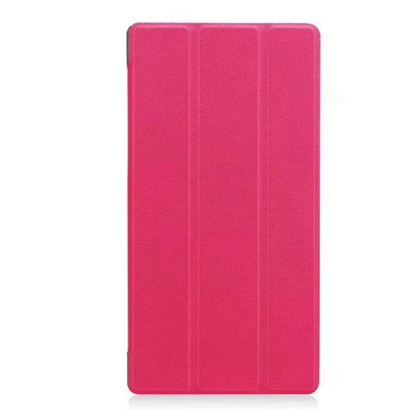 rose Тонкий Магнитный чехол из искусственной кожи для lenovo tab 4 8 Plus TB-8704x TB-8704F чехол для планшета Для lenovo tab 4 8 plus Чехол+ пленка+ ручка - Цвет: rose