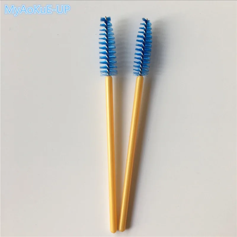 Смешанные Различные цвета золотые Handel кисти для ресниц 1000 шт./лот тушь палочки