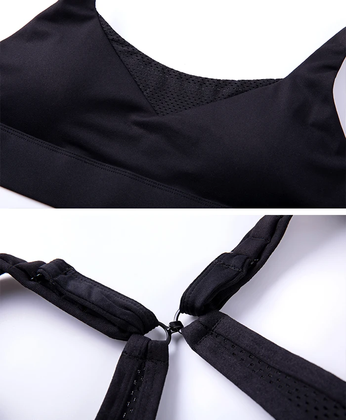 CRZ YOGA women's High Impact Wirefree мягкий тренировочный бюстгальтер с конвертируемый ремешок