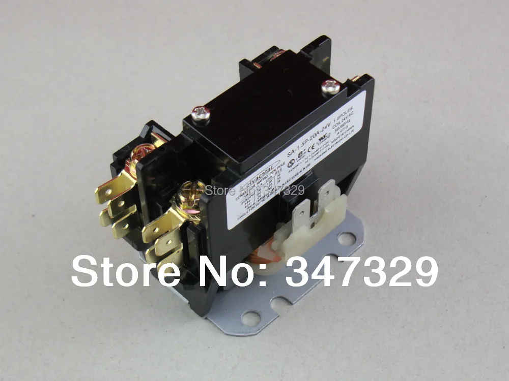 Hvacstar SA 1.5P 20A 24V контактор определенного назначения 1 5 полюса 20FLA AC катушка DP