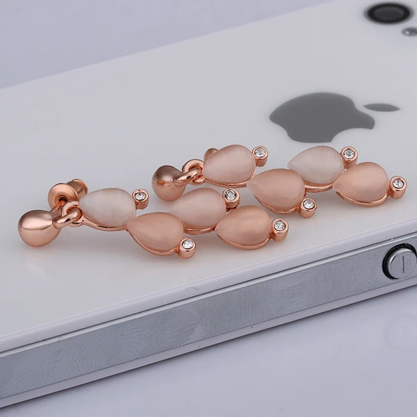 Модные серьги Ajojewel с опалом 2019 искусственных листьев для женщин