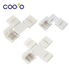 5 шт.лот 4-контактный 2-контактный 3-контактный 5-контактный светодиодный разъем L-образной формы T-образной формы X-формы для подключения угловых прямых угловых светодиодных лент