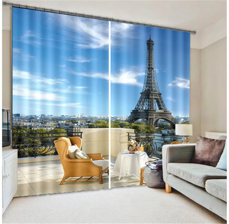 Роскошные 3D занавески драпировки для гостиной офиса гостиницы дома настенный