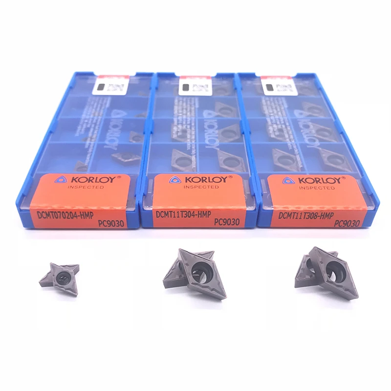 DCMT070204 DCMT11T304 DCMT11T308 PC9030 высококачественный внутренний твердосплавный инструмент для обработки деталей вращения вставка для нержавеющей стали